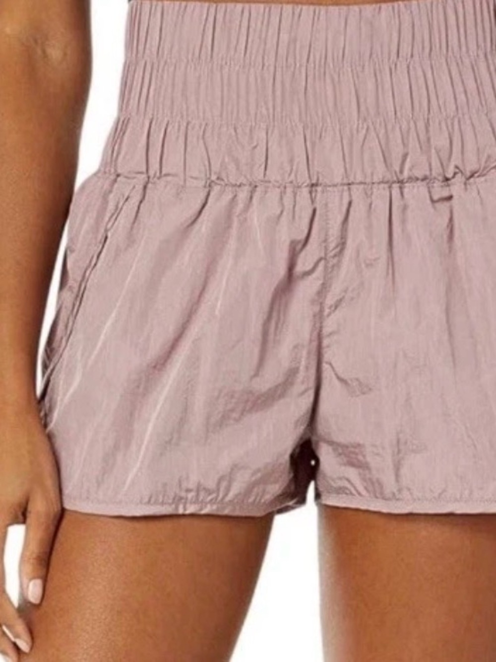 Free People FP Active The Way Home Run Shorts Dusty Rose